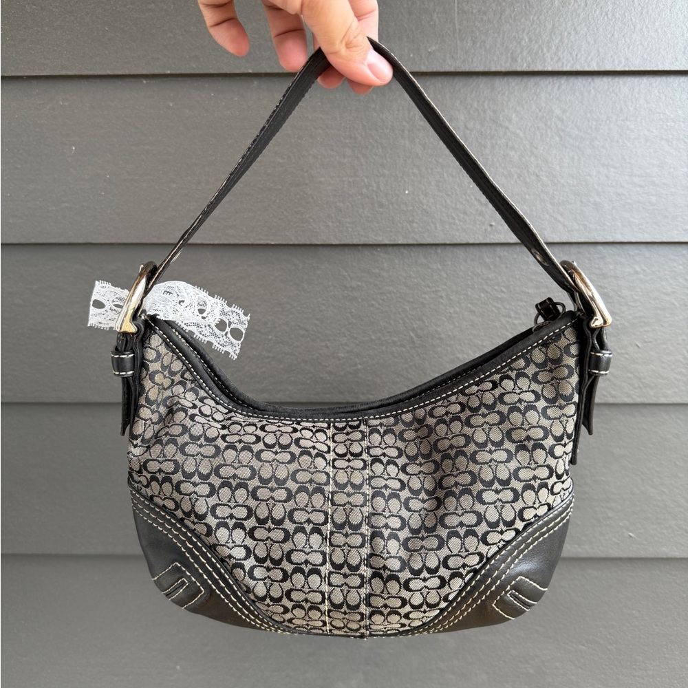 Coach Black and Gray Women's Bag - Picture 2 of 7